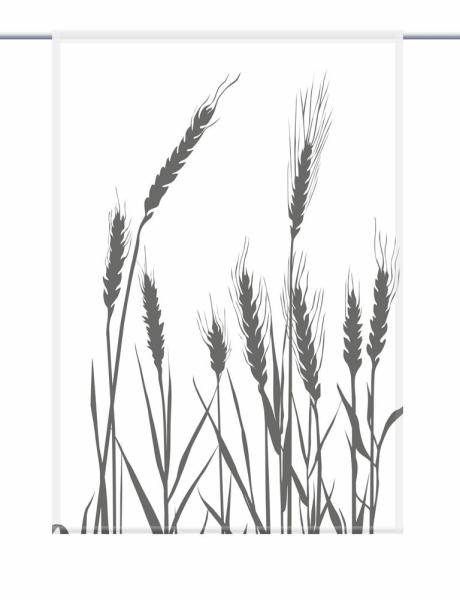 cereal 24 - blanco black, Scheibenhänger eckig